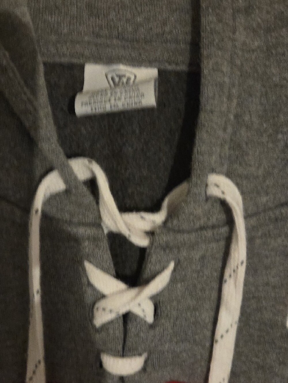 Ohio State Gray and Red Hooded Pullover Sweater - Picture 5 of 6